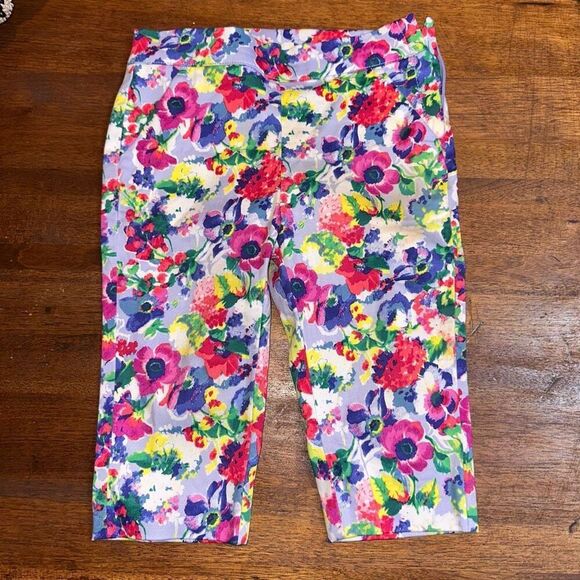 Janie And Jack  Girls Floral Print Pants - Picture 2 of 6